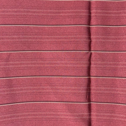 Lightweight Burgundy Woven Stripe Poly: 2.5 yds