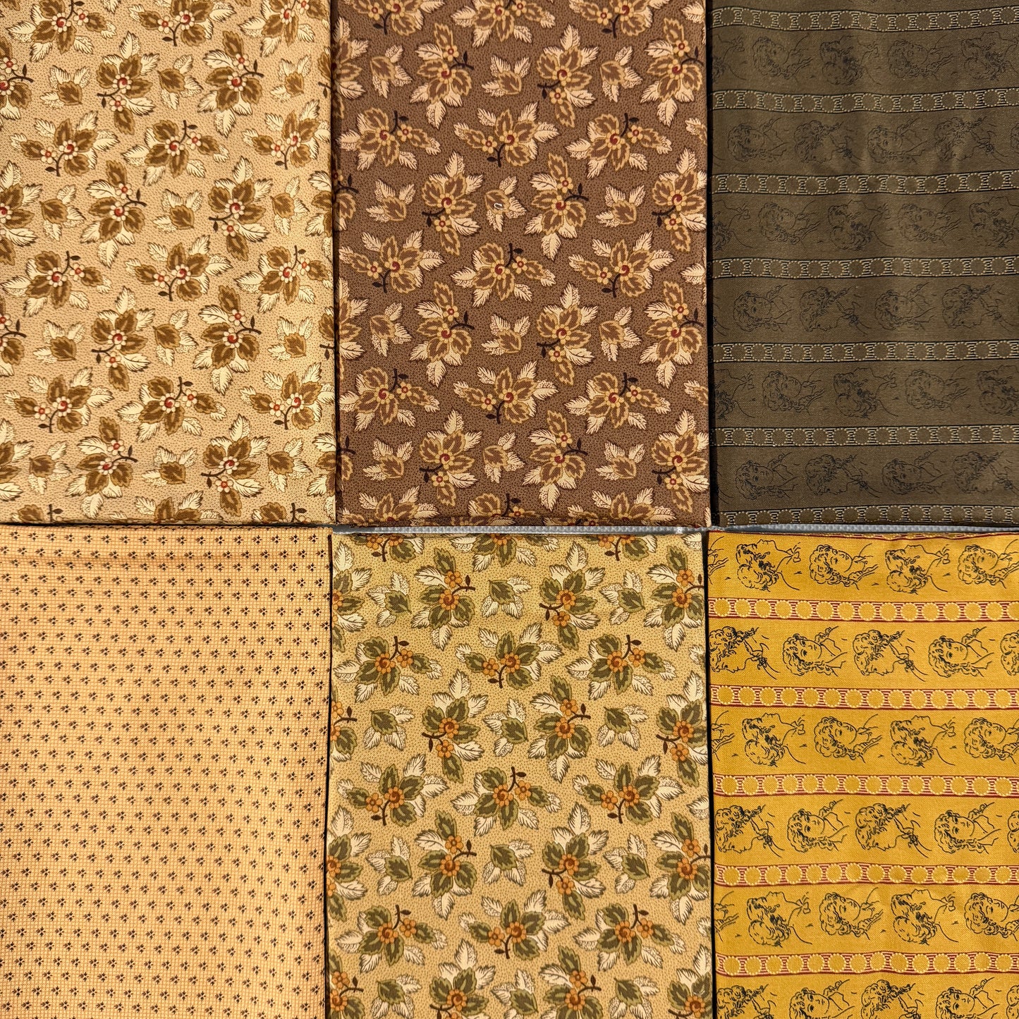 Fancy Flowers & Stripes Half-Yard Bundle