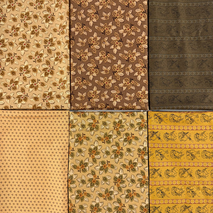 Fancy Flowers & Stripes Half-Yard Bundle