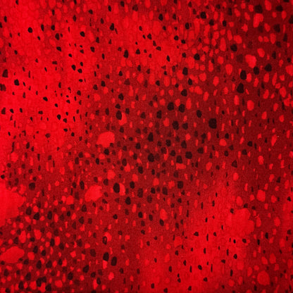 Red Bubbles Cotton: 1.5 yds