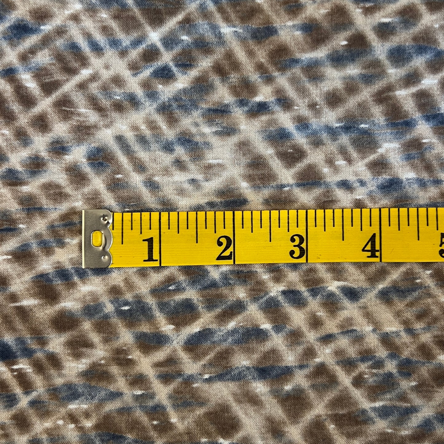 Brown & White Crosshatch Cotton: 2 yds