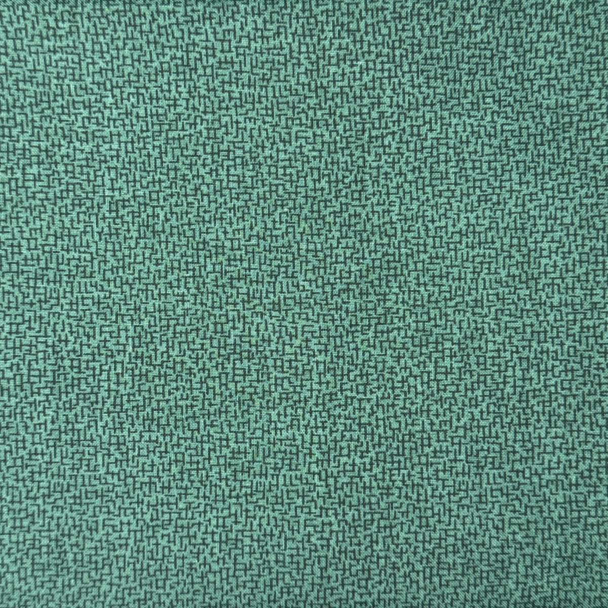 Green Mini Maze Cotton Blend: 3 yds