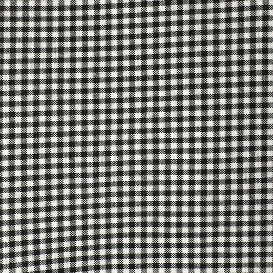 Black/White Woven Gingham Poly: 2.5 yds