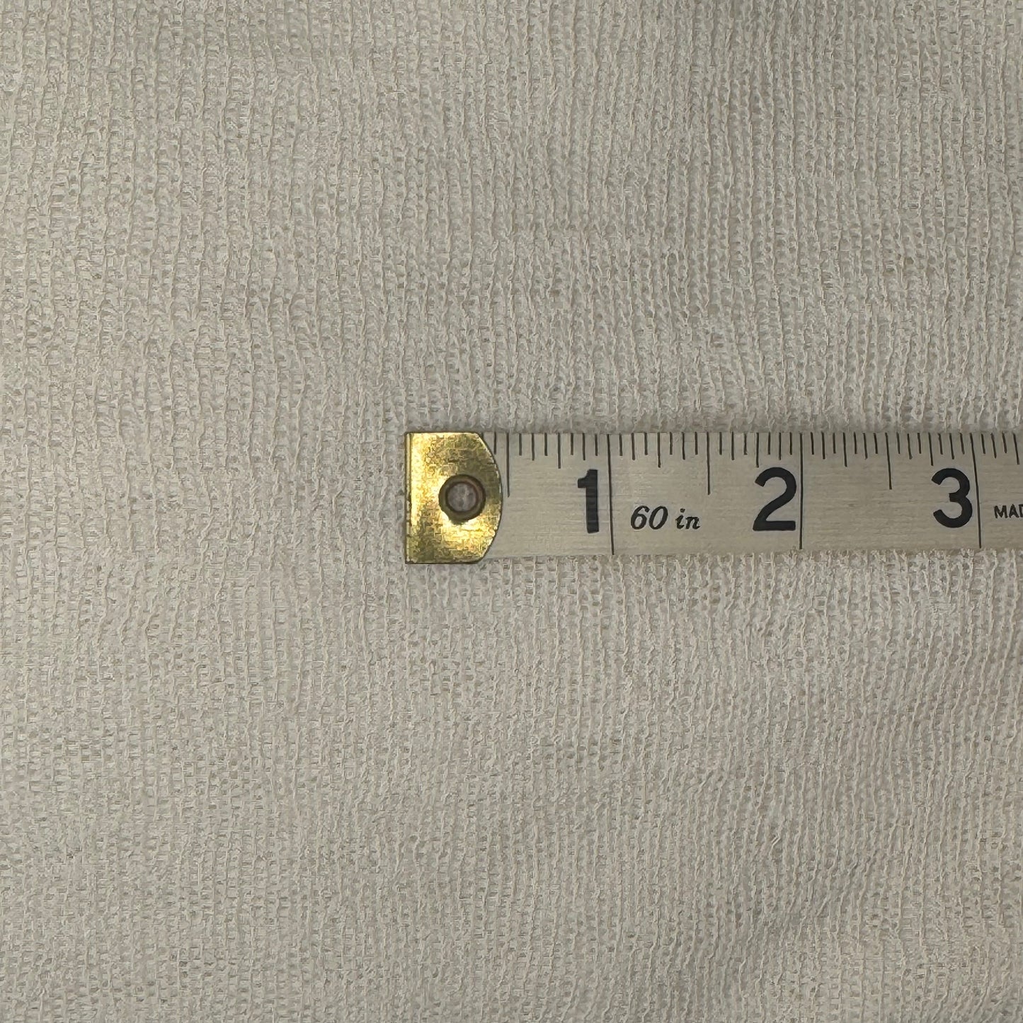 Lightweight Cream 4-Way Stretch Loose Knit Blend: 2.75 yds