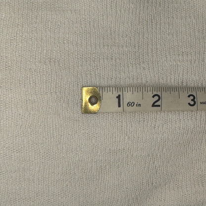 Lightweight Cream 4-Way Stretch Loose Knit Blend: 2.75 yds