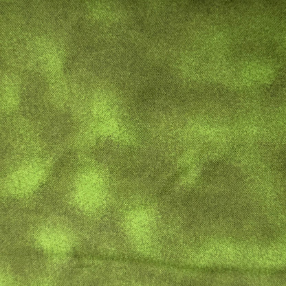 Two Tone Green Brushed Cotton Blend: 2 yds