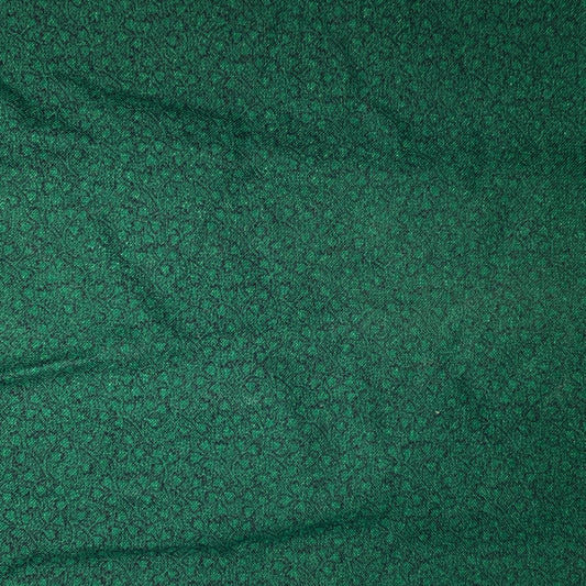 Green Subtle Leaves Cotton: 1 yd