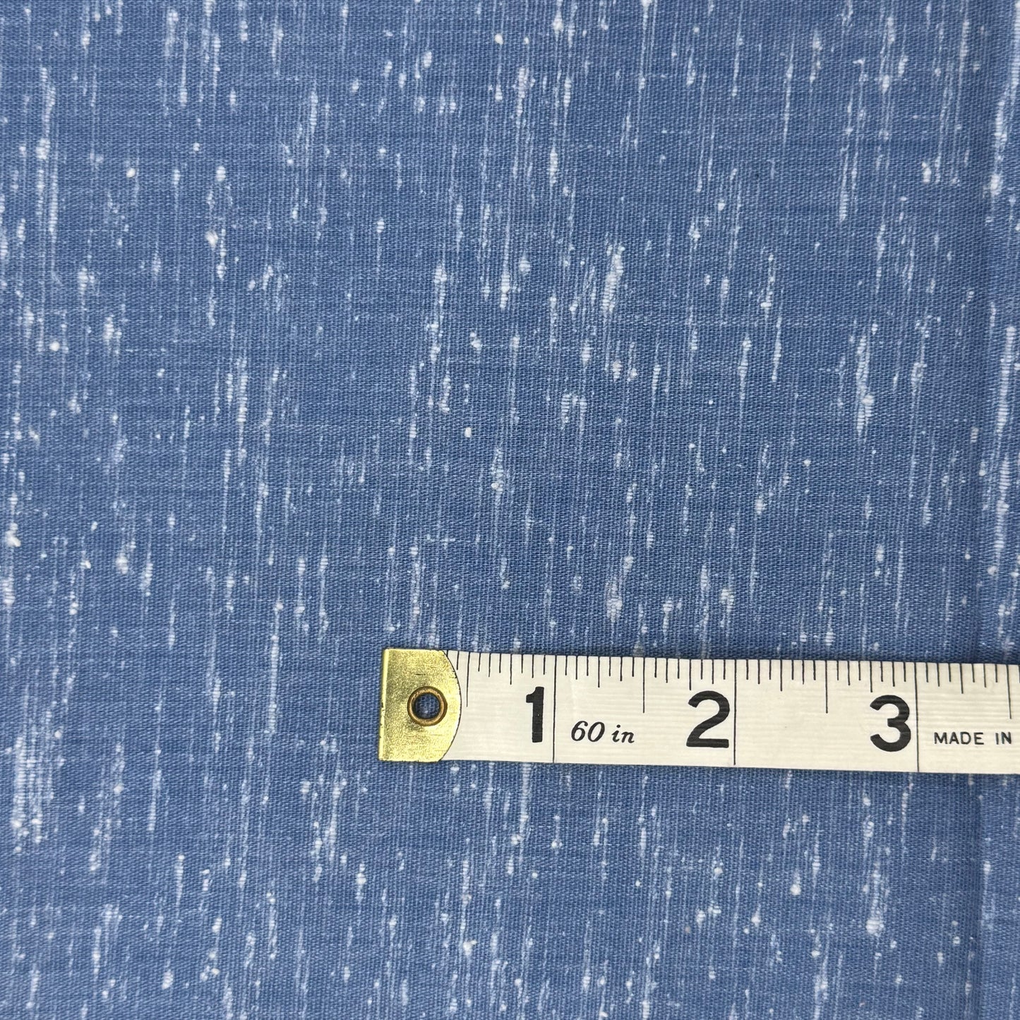 Medium Weight Powder Blue Extra-Slubby Cotton: 1.5 yds