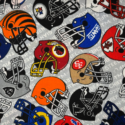Football Helmets Cotton Blend: 1.5 yds