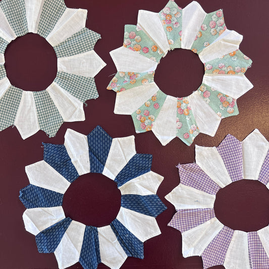 19 Dresden Plate Quilt Blocks