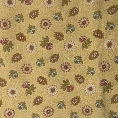 Fancy Floral Cotton: 1.5 yds