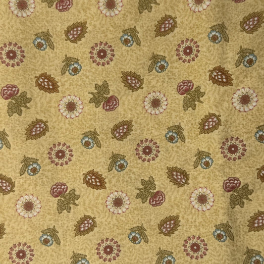 Fancy Floral Cotton: 1.5 yds