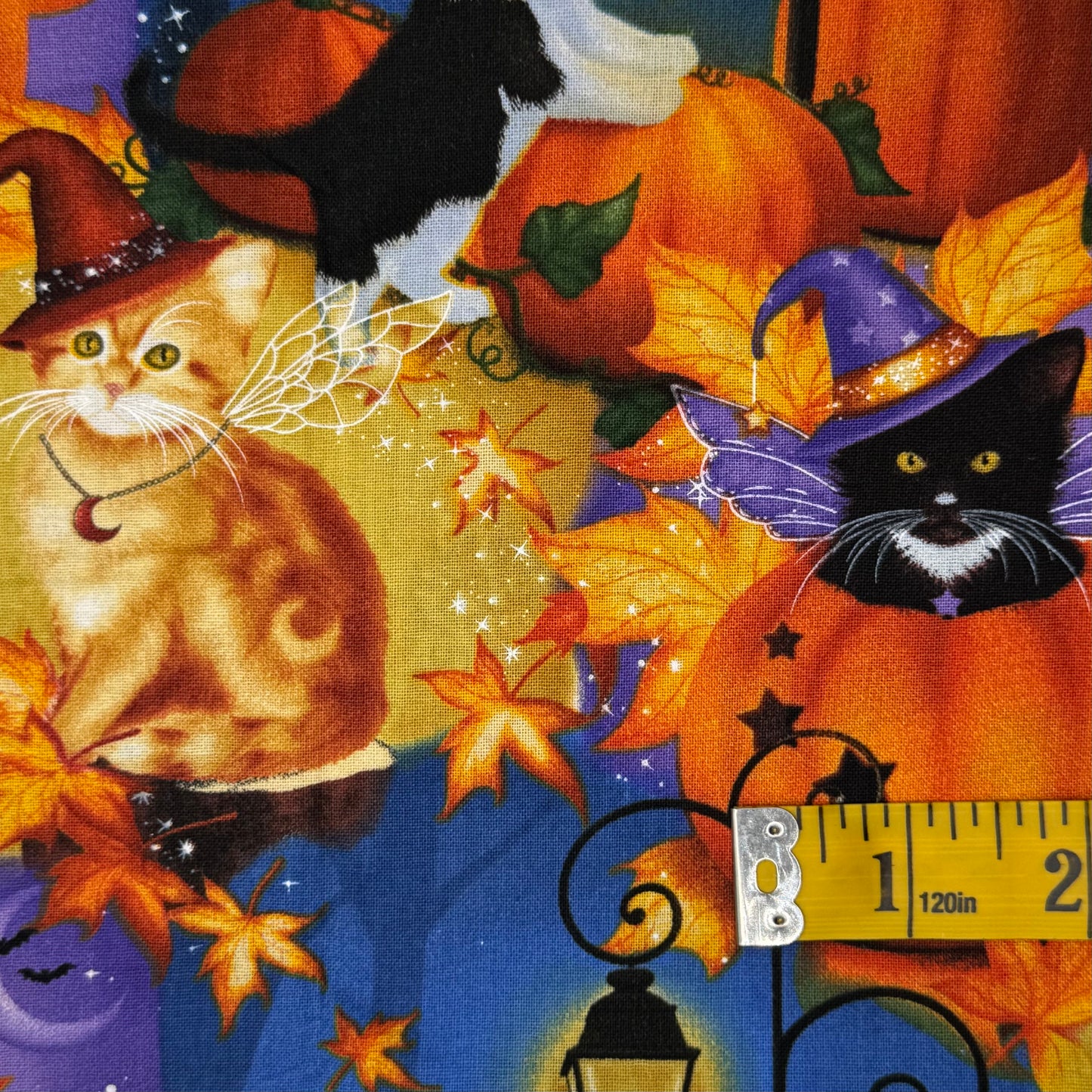 Halloween Cats Cotton: 1 yd