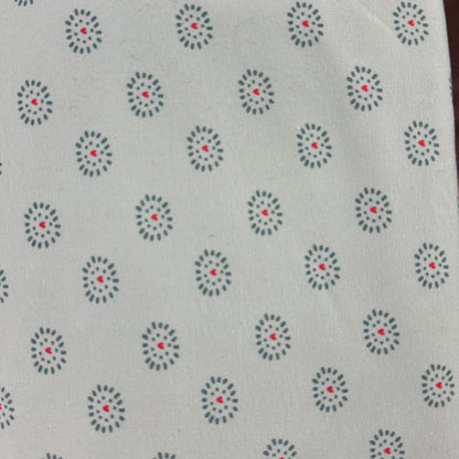 Mint Dots & Hearts Stretch Jersey: 2.5 yds