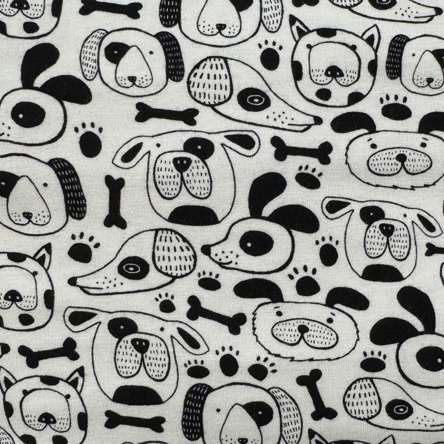 Dog & Bone Stretch Jersey: 2 yds