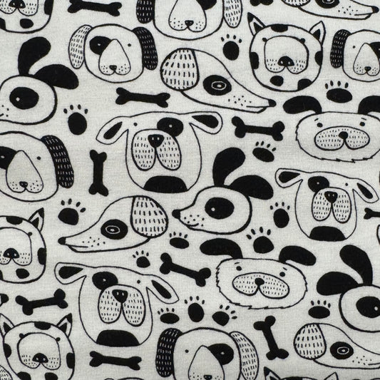 Dog & Bone Stretch Jersey: 2 yds