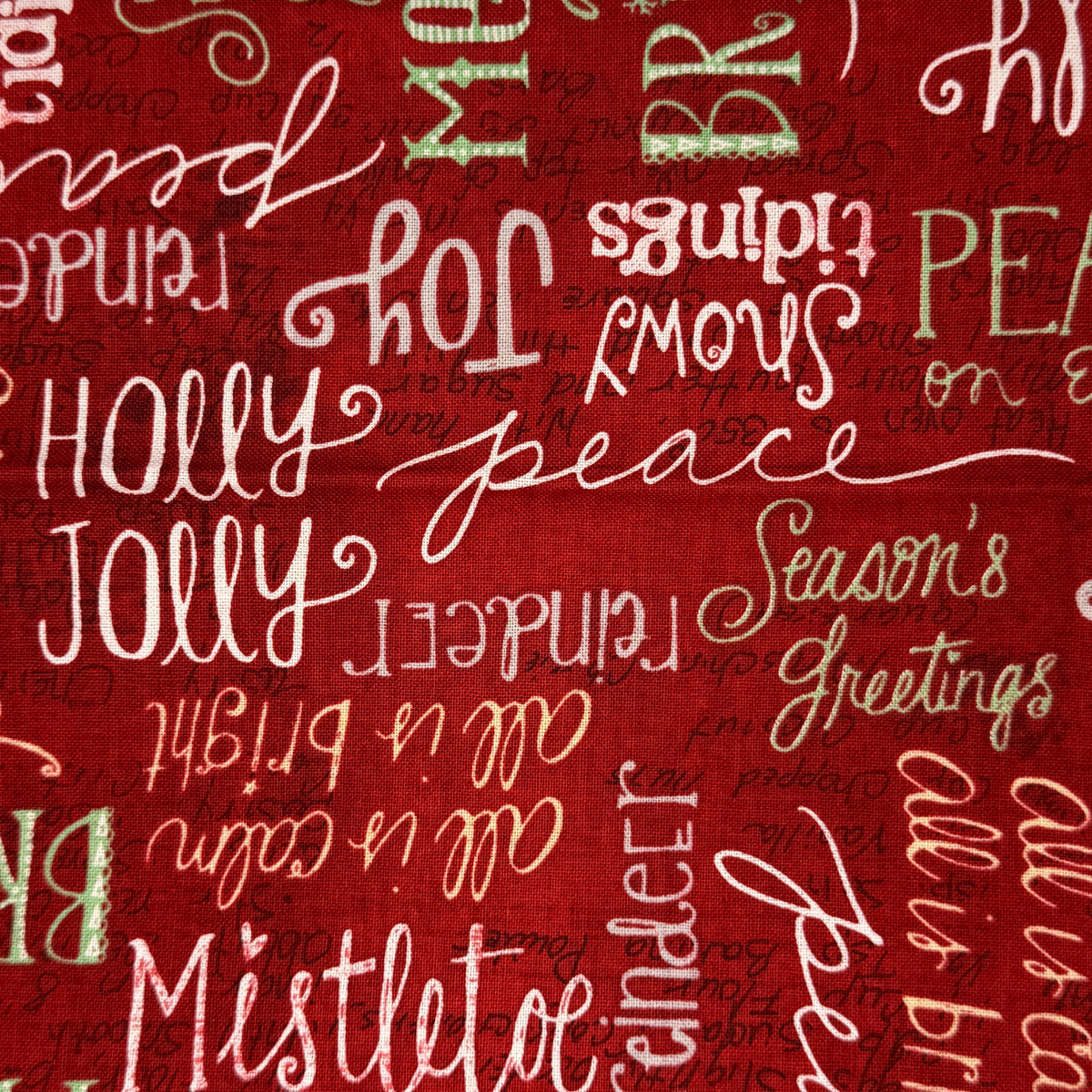 Frosted Holiday Cotton: 1 yd