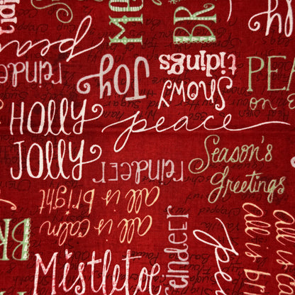 Frosted Holiday Cotton: 1 yd