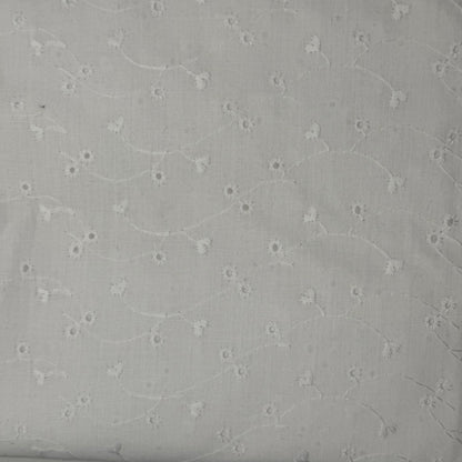 Vines & Hearts Cotton Blend Eyelet: 2.5 yds