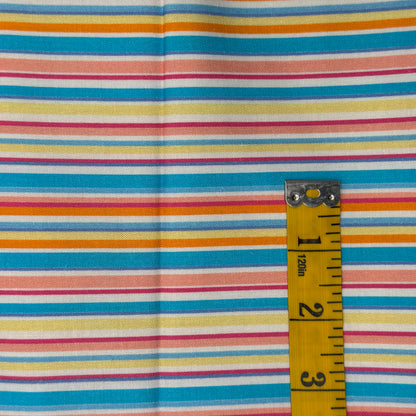 Sunset Stripe Cotton: 1 yd