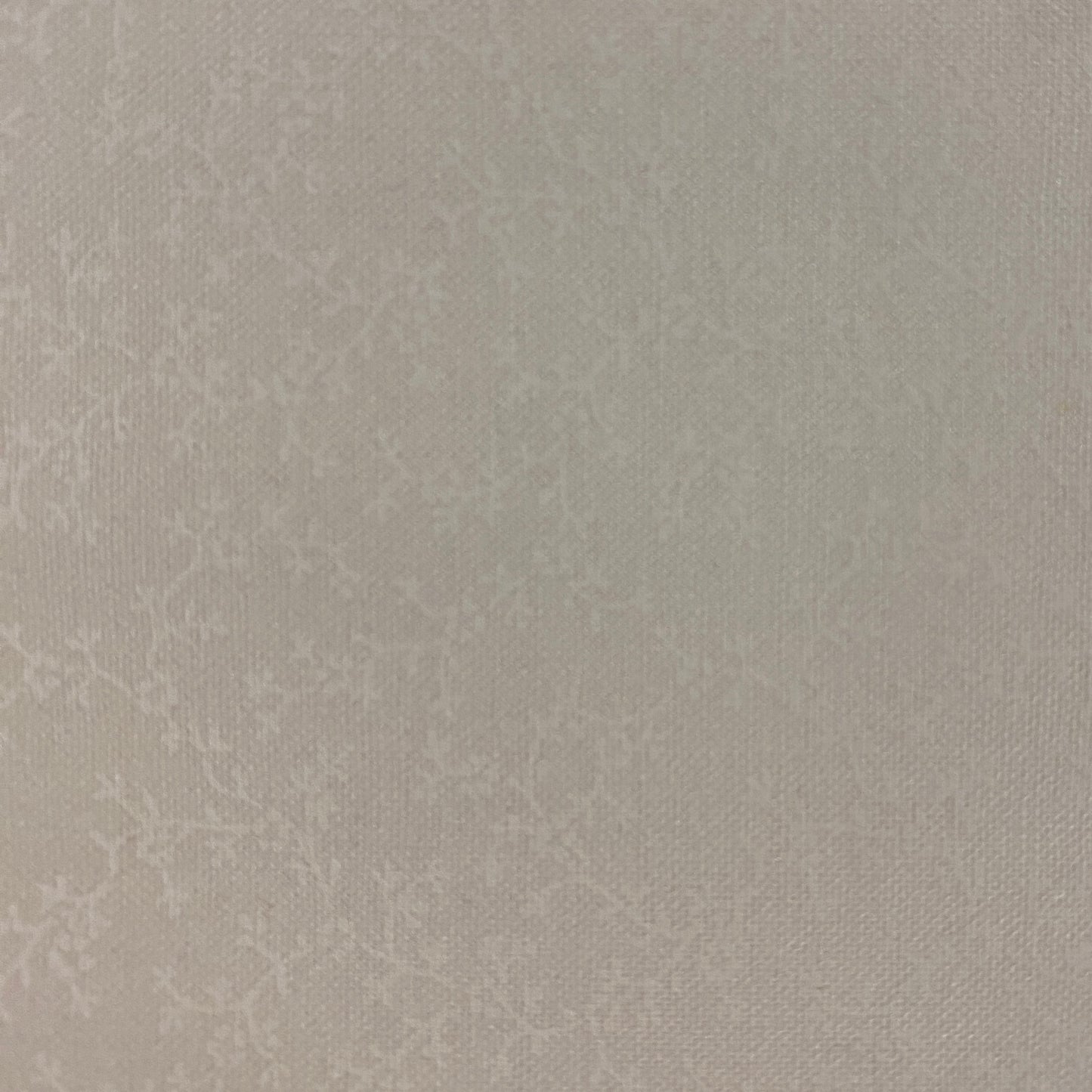 White Subtle Floral Vines Cotton: 1 yd