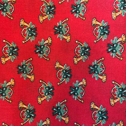 French Horn Cotton: 2 yds