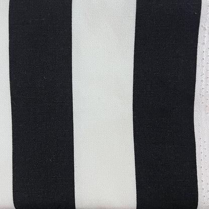 Black & White Stripe Canvas Upholstery: 2.75 yds
