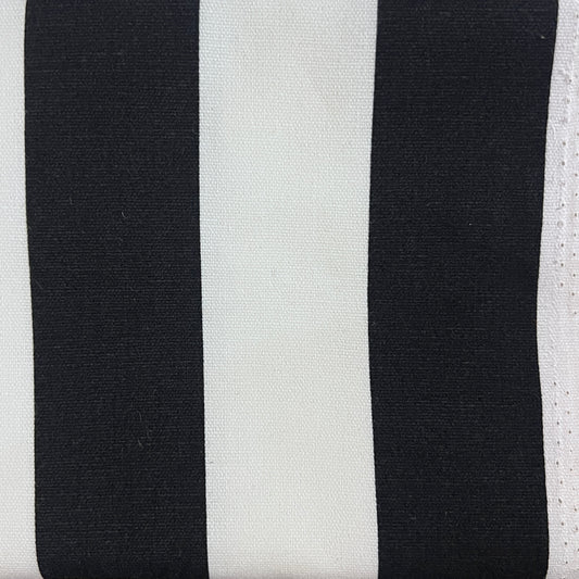 Black & White Stripe Canvas Upholstery: 2.75 yds