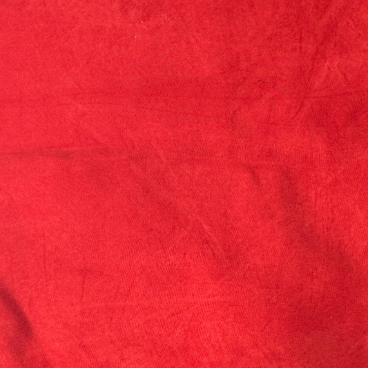 Medium Weight Orange/Red Peached Twill Weave Rayon: 3 yds