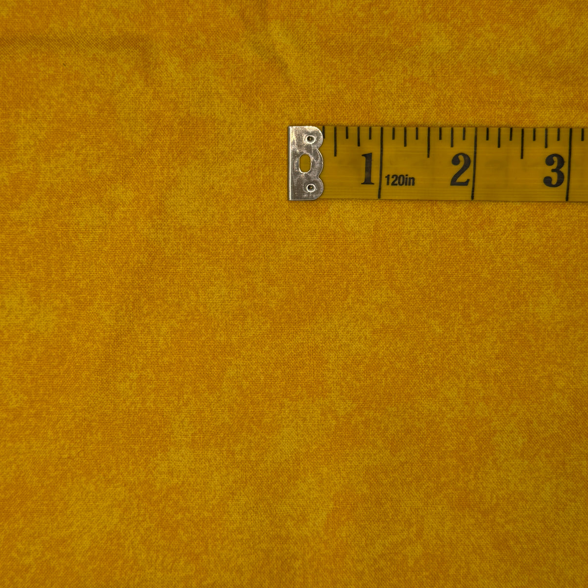 Golden Yellow Spray Paint Effect Cotton: 1 yd