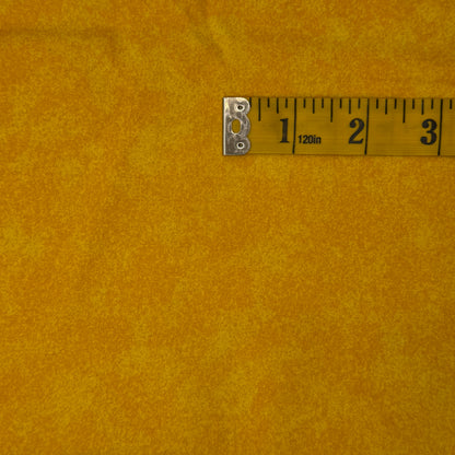 Golden Yellow Spray Paint Effect Cotton: 1 yd