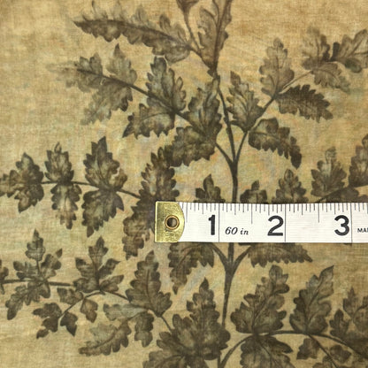 Sheer Multicolor Floral/Scrolls Poly: 6 yds