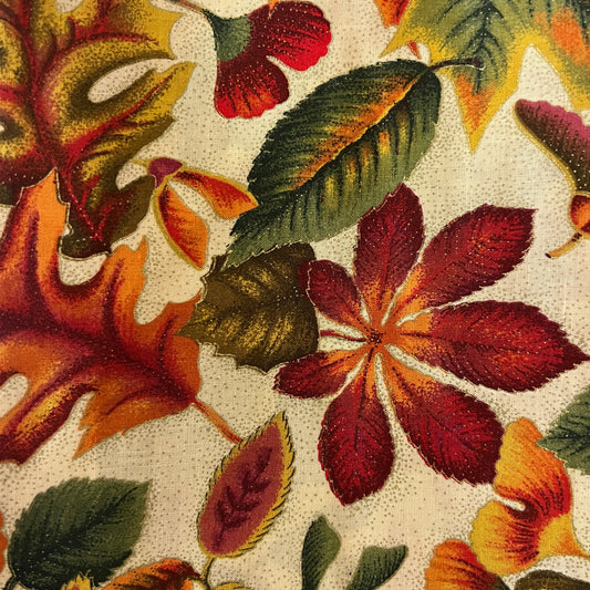 Fall Leaves Cotton: 1.5 yds