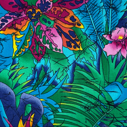 Tropical Floral Cotton: 1 yd
