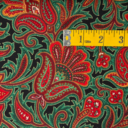 Fancy Floral & Paisley Cotton Blend: 1.75 yds