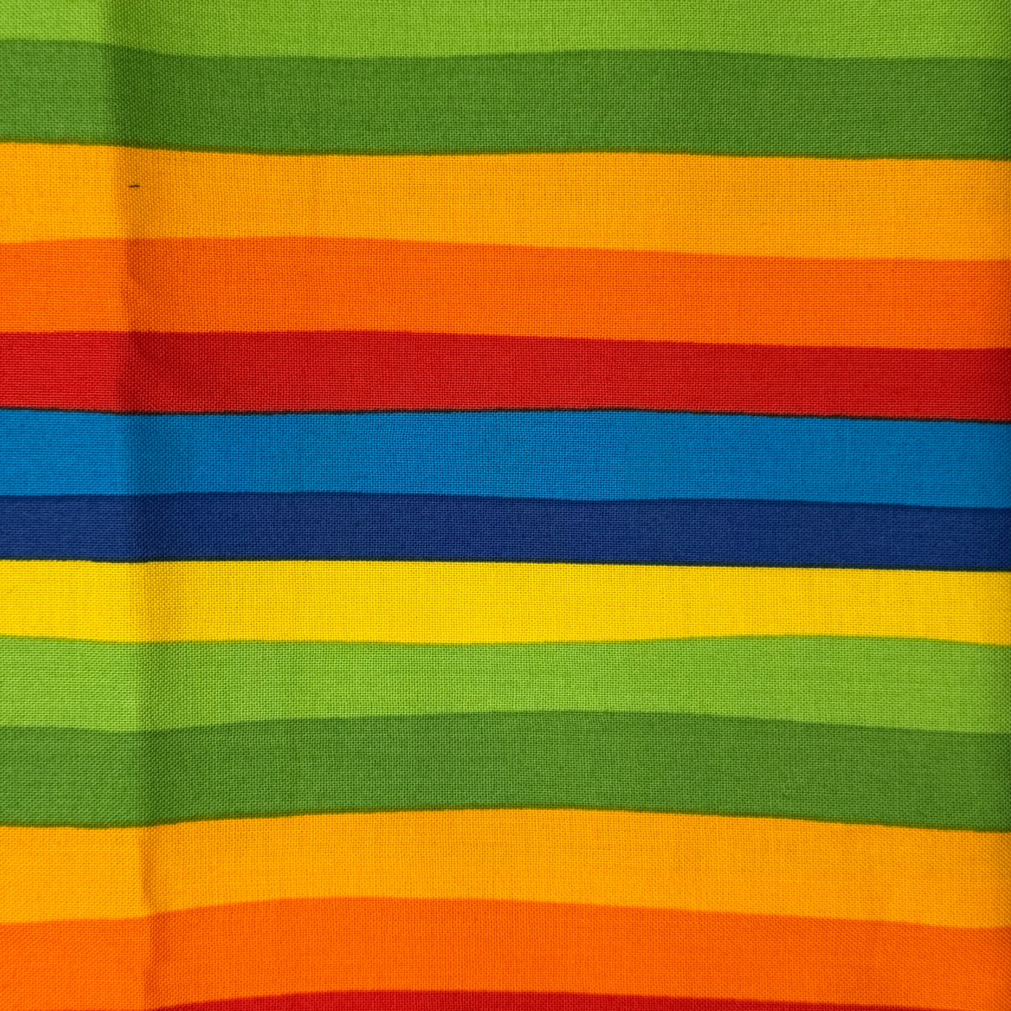 Rainbow Striped Cotton: 1.5 yds