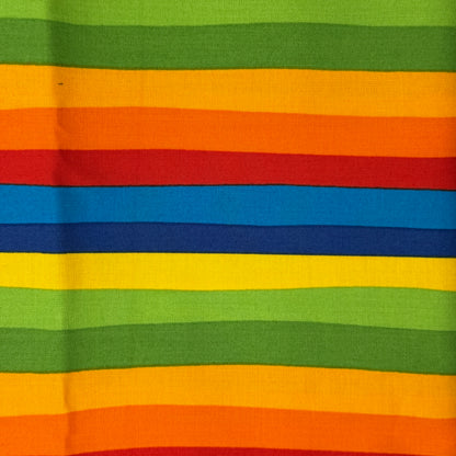 Rainbow Striped Cotton: 1.5 yds
