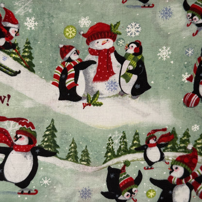 Snowmen & Penguins Cotton: 3.5 yds