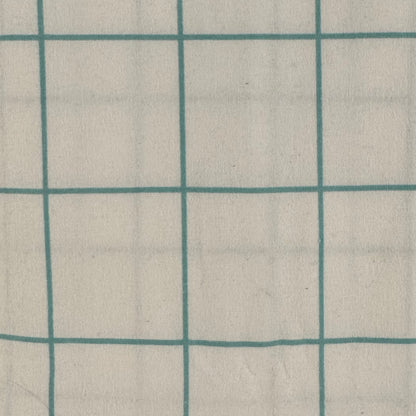 Green & White Grid Jersey: 1.75 yds