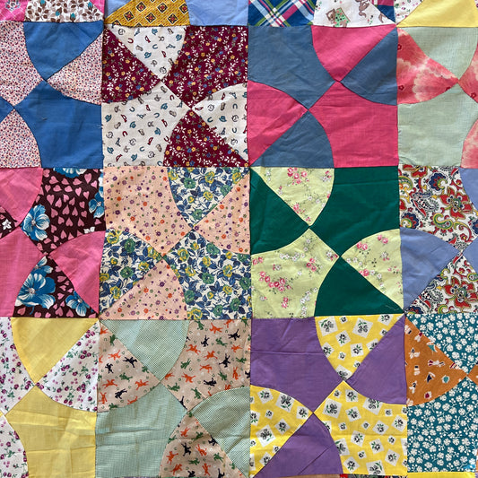 Crazy Circles Quilt Top