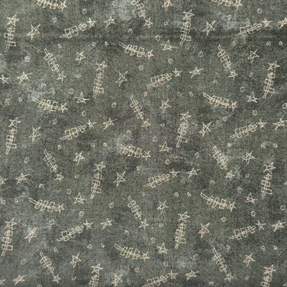 Subtle Abstract Christmas Tree Cotton: 2.25 yds