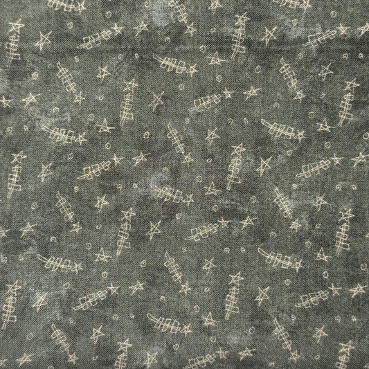 Subtle Abstract Christmas Tree Cotton: 2.25 yds