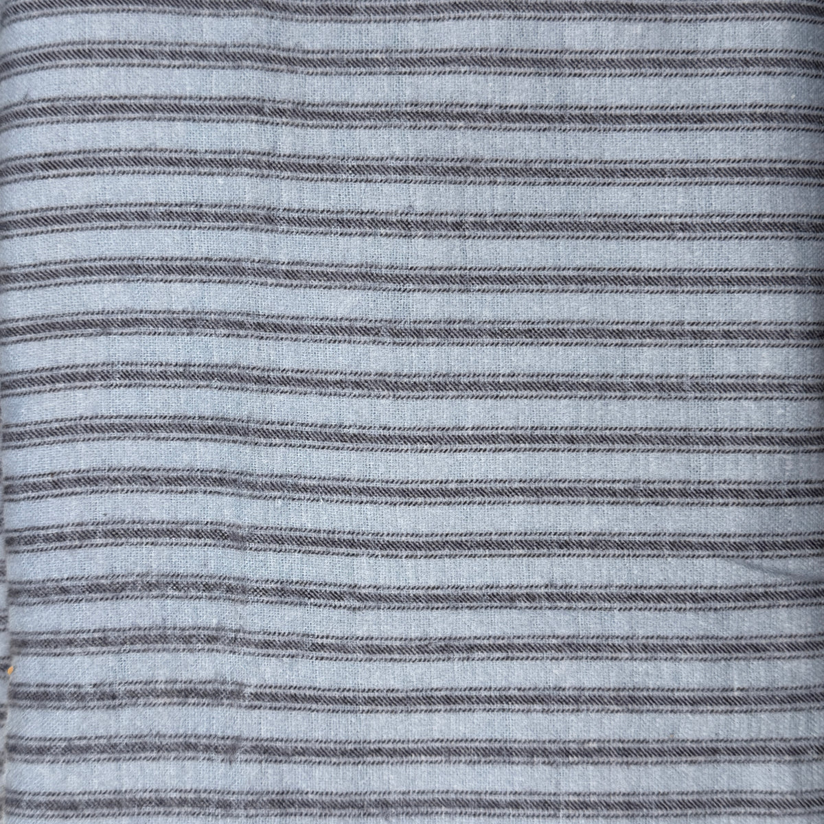 Light Blue With Dark Blue Stripes Flannel: 2 yds