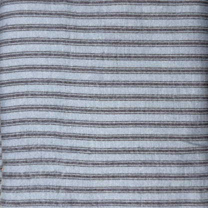 Light Blue With Dark Blue Stripes Flannel: 2 yds