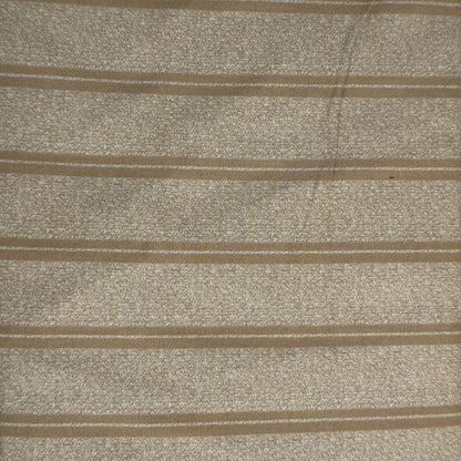 Tan Stripe Cotton Blend: 3 yds