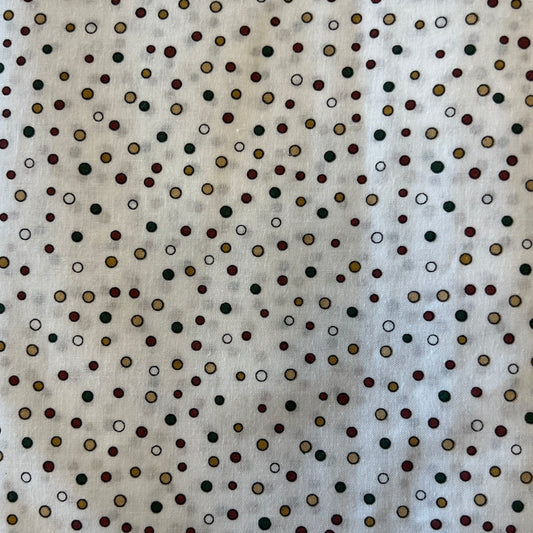 Holiday Dots Cotton: 3 yds