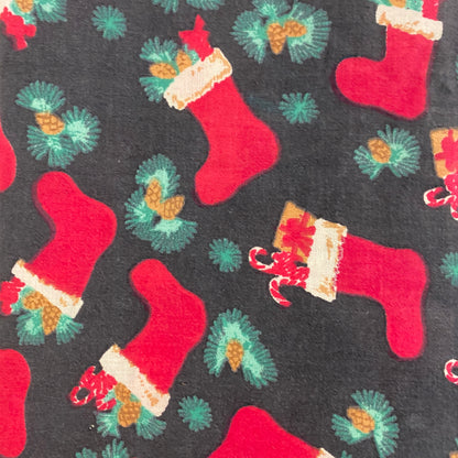 Christmas Stocking Cotton Blend: 1 yd