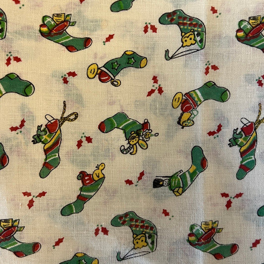 Colorful Stockings Cotton: 2 yds