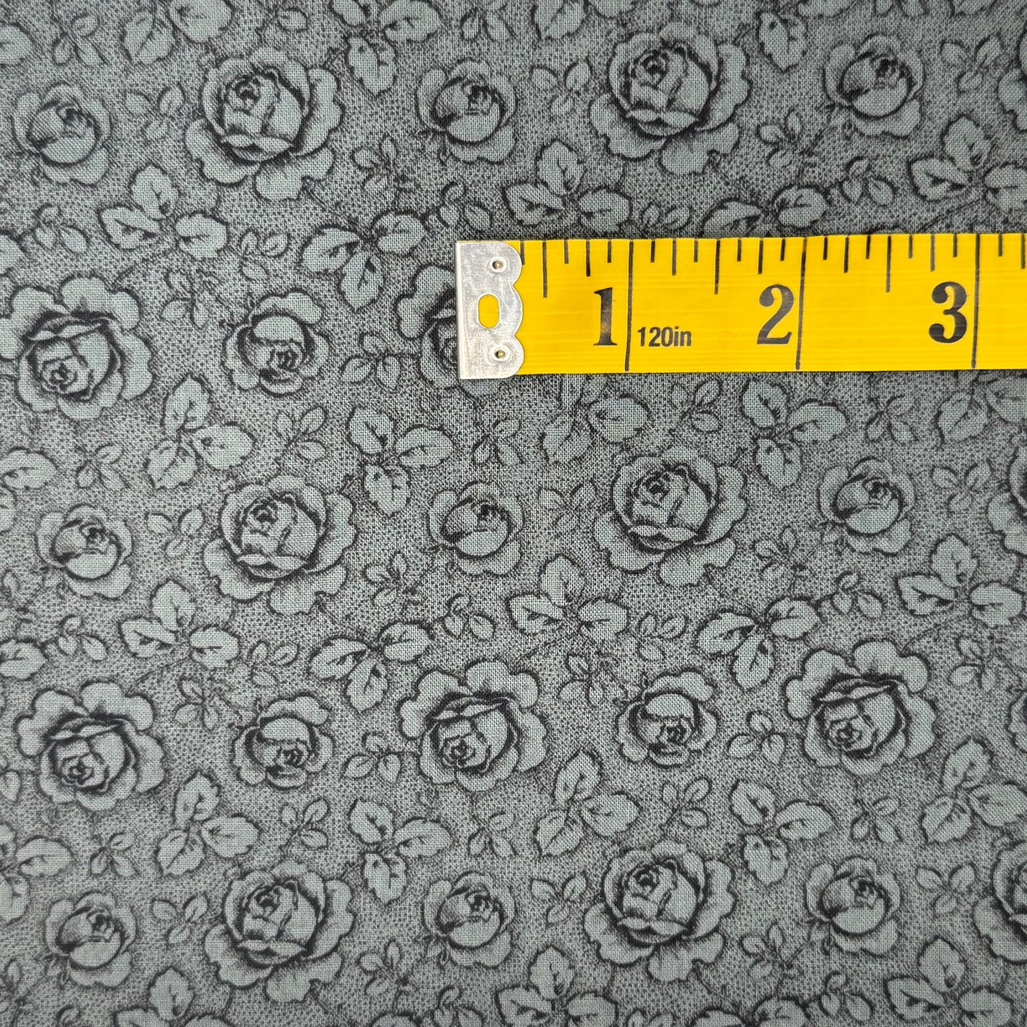 Subtle Floral Cotton: 1 yd