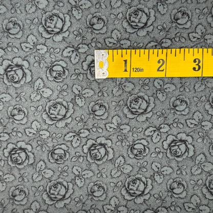 Subtle Floral Cotton: 1 yd